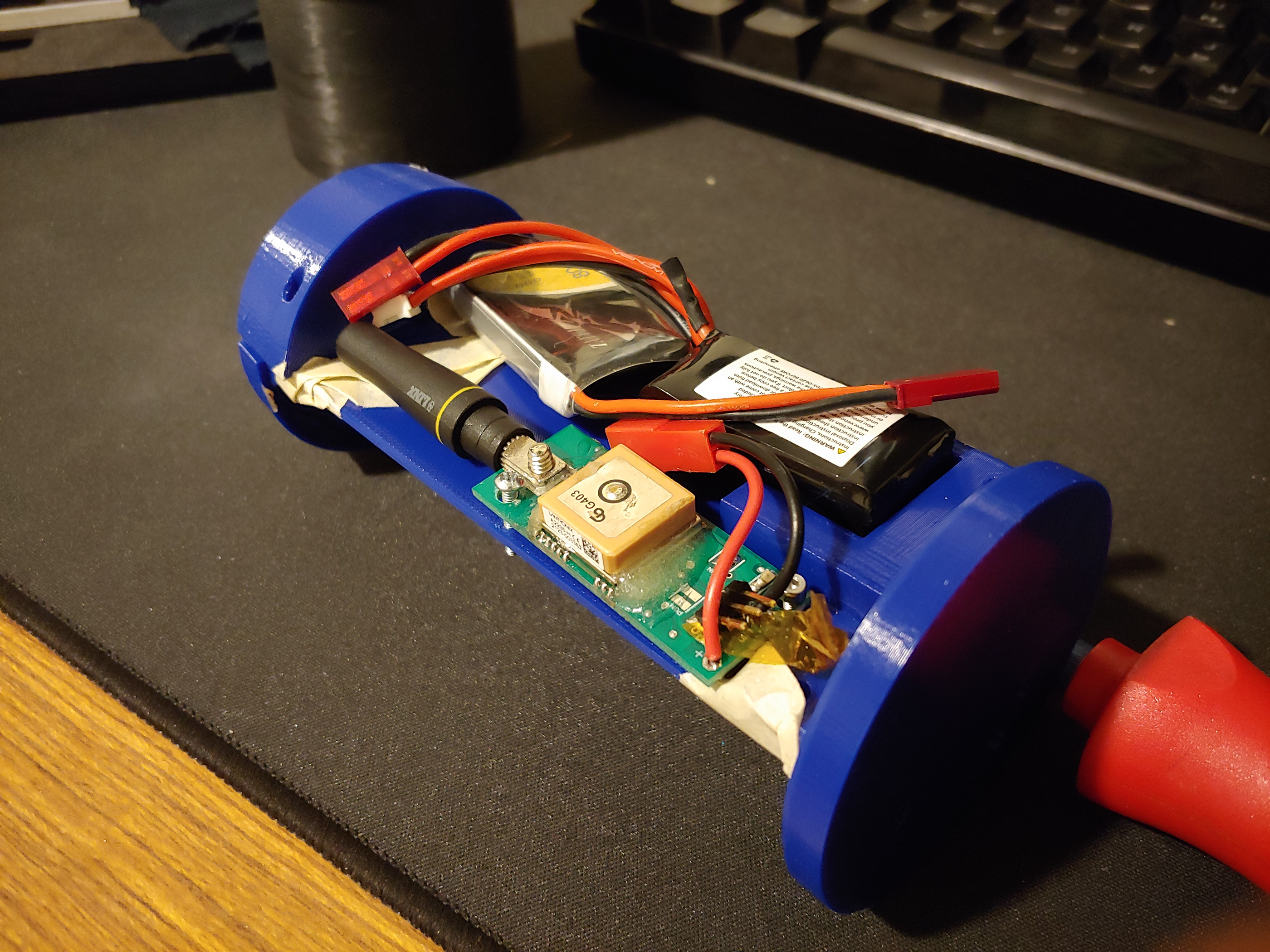 Assembled nosecone sled